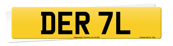 Registration number DER 7L